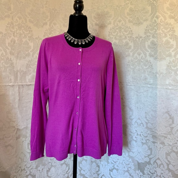 Jessica Cardigan cotton blend with cashmere - Picture 1 of 9